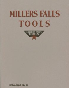 Millers Falls Company General Line Catalog Ca. 1915