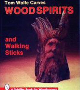 Tom Wolfe Carves Wood Spirits and Walking Sticks