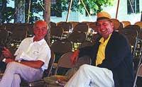 Martin J. Donnelly with legendary auctioneer Dick Withington